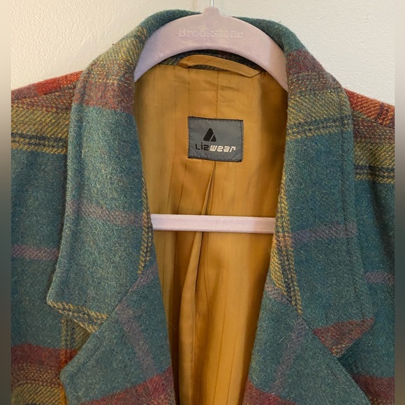 Vintage Wool Liz Claiborne LizWear Coat Blazer Winter Coat - Picture 7 of 9